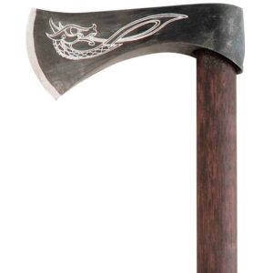 Norse Dragon Throwing Axe