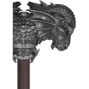 Black Calfera Two-Handed LARP Hammer