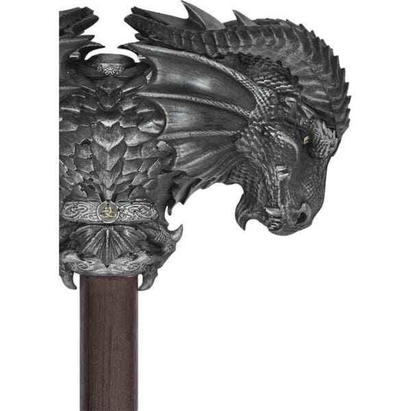 Black Calfera Two-Handed LARP Hammer