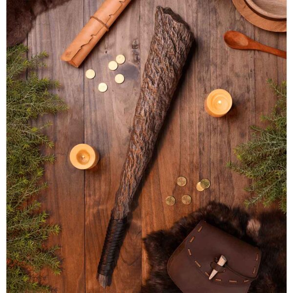 Wood Finish LARP Staff