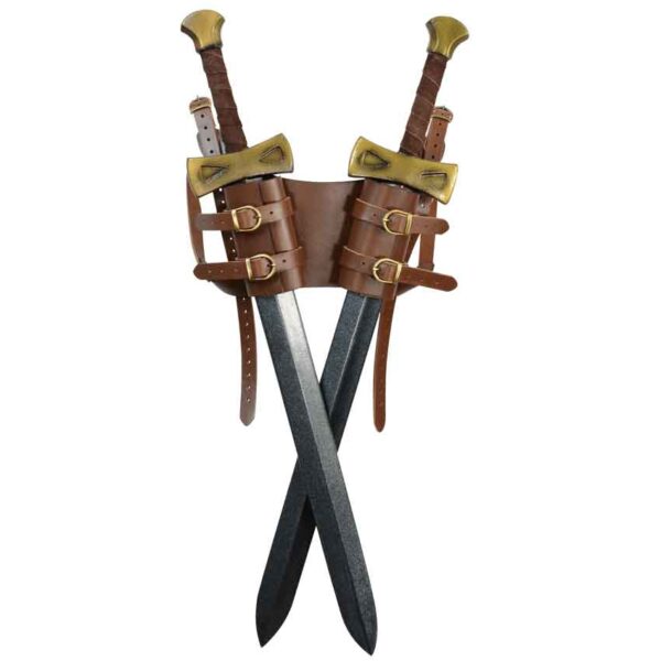 Dual LARP Sword Back Harness