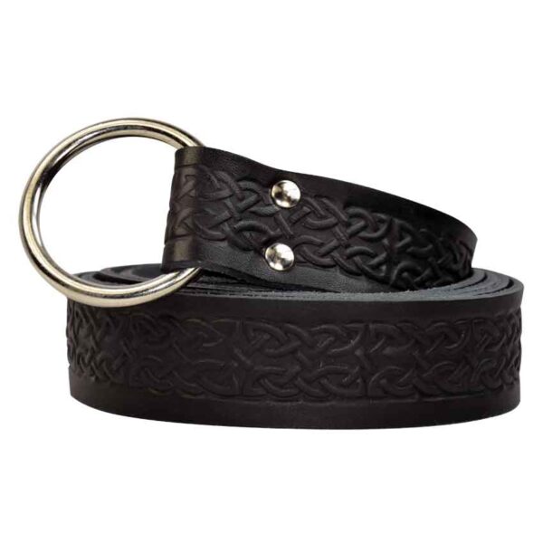 Embossed Celtic Ring Belt