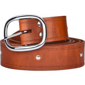 Simple Studded Buckle Belt