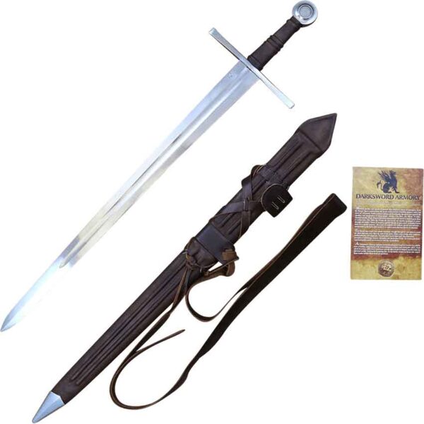 Crusader Sword With Scabbard and Belt