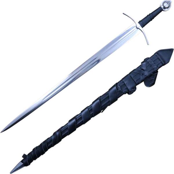 Medieval Knights Sword With Scabbard - Image 8