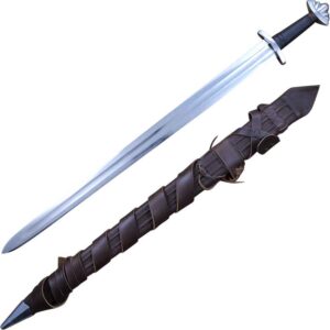Five Lobe Viking Sword With Scabbard