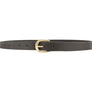 Medieval Leather Buckle Belt - Black