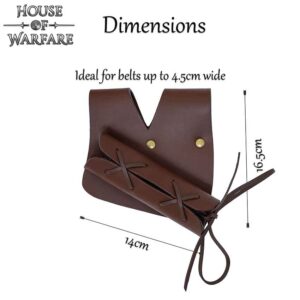 Brown Lace Up Leather Frog