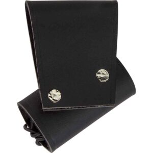 Small Black Leather Frog