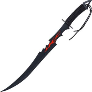 Black Flame Warrior Sword