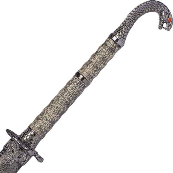 Silver Cobra Katana