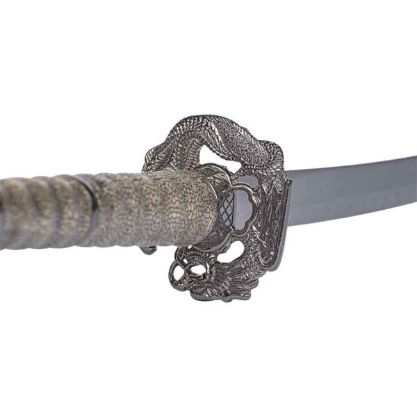 Silver Cobra Katana