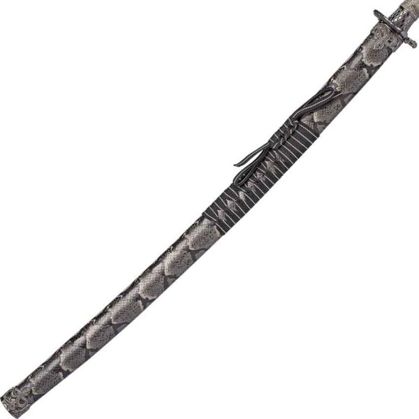 Silver Cobra Katana