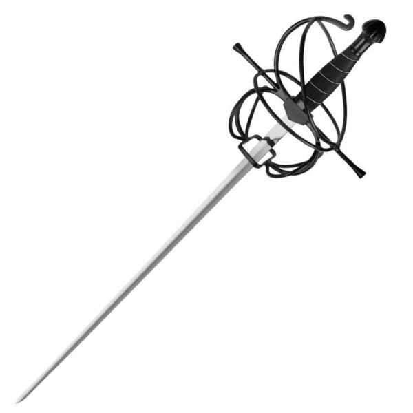 Black Wire Hilt Rapier