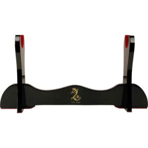 Single Sword Black Lacquered Stand