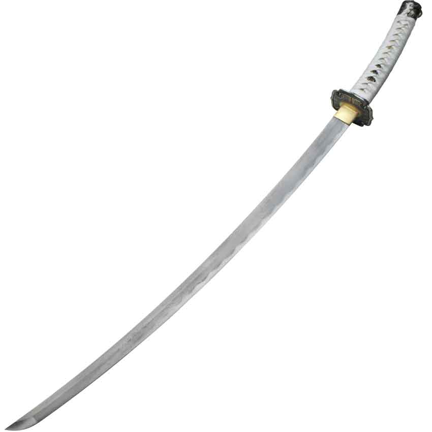 White Sakura Jintachi with Burgundy Scabbard - Buying a Sword