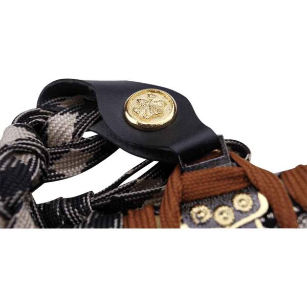 Golden Flower Black Wrap Katana