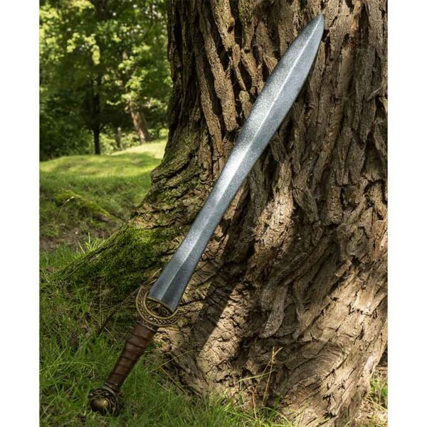 Celtic Leaf LARP Sword