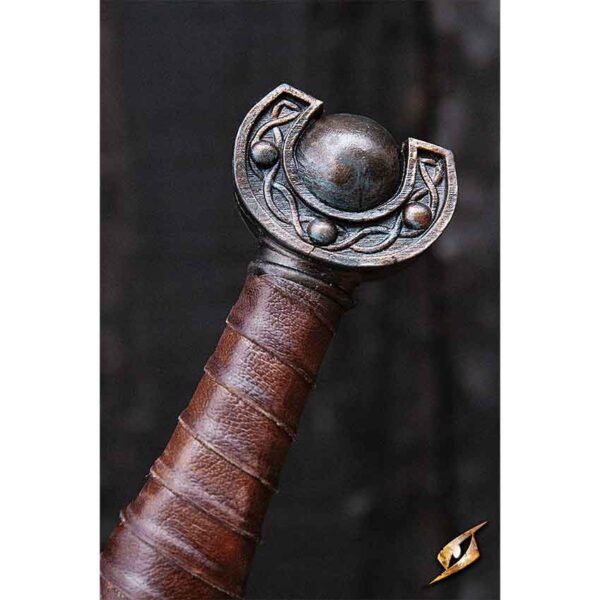 Battleworn Celtic Leaf LARP Short Sword