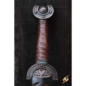 Battleworn Celtic Leaf LARP Short Sword