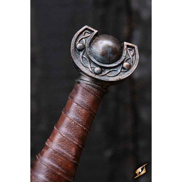 Battleworn Celtic Leaf LARP Sword