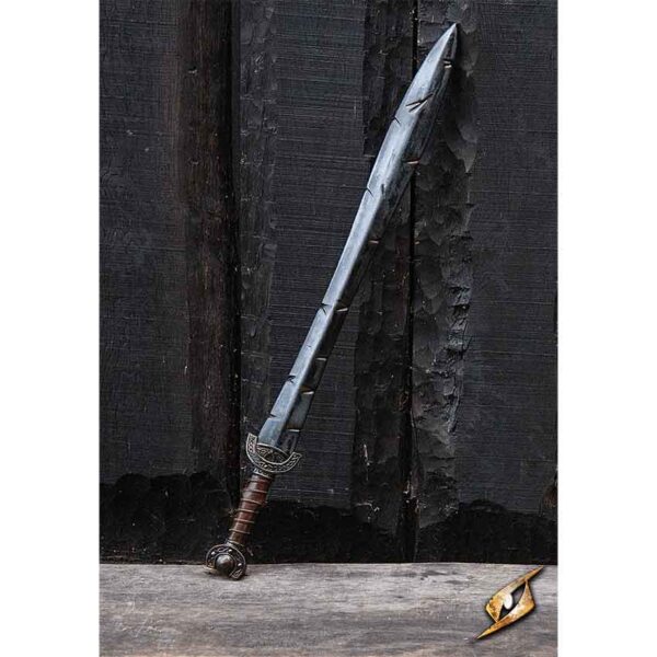 Battleworn Celtic Leaf LARP Sword - 100 cm