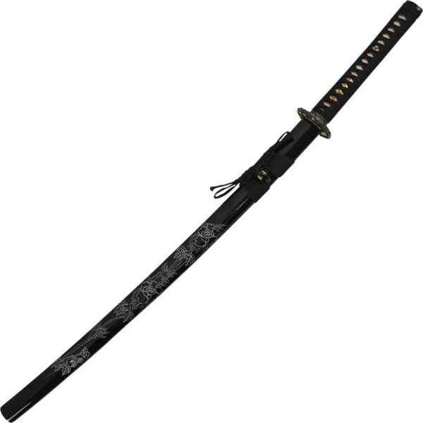 Flower Print Handmade Katana