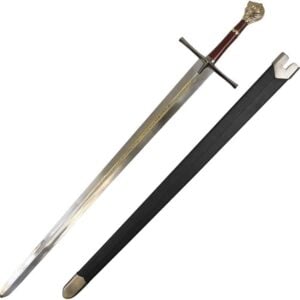 Lion Head Engraved Sword