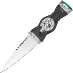 Green Gem Lion Sgian Dubh