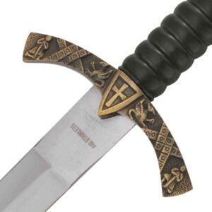 Antique Gold Decorative Crusader Dagger