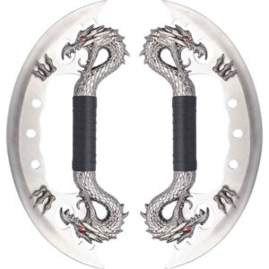 Dual Chrome Dragon Blades