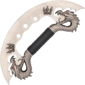 Dual Chrome Dragon Blades