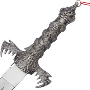 Lion Pride Silver Dragon Dagger