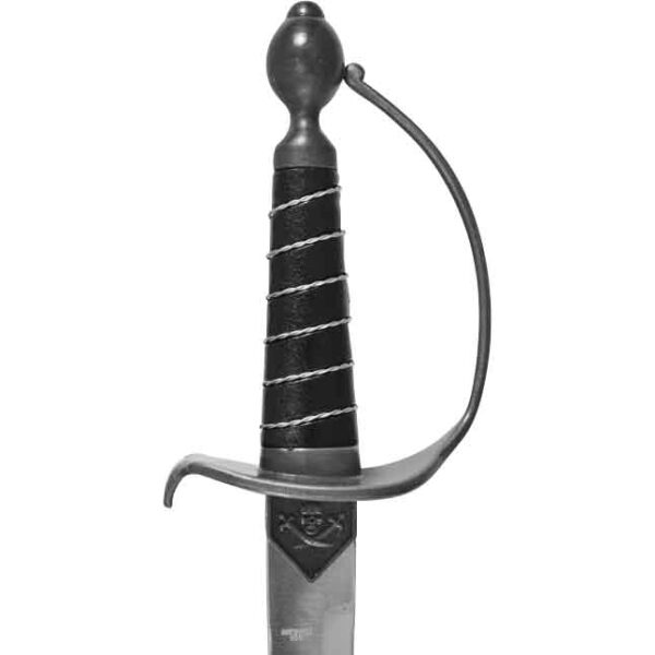 Black Hilt Pirate Sword with Scabbard