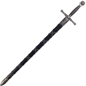 Nickel Excalibur Sword with Scabbard