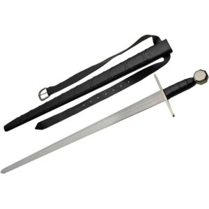 Medieval Knight Sword with Scabbard Belt