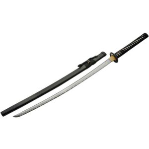 Black Swirl Tsuba Katana