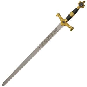 Black and Gold King Solomon Sword