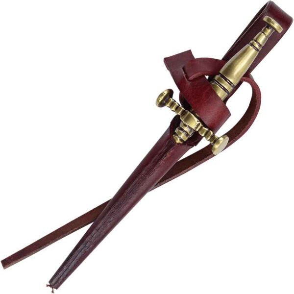 Brass Hilt Stiletto Dagger