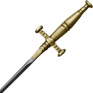 Brass Hilt Stiletto Dagger