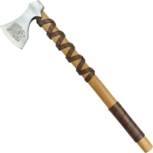 Knotwork Beast Viking Axe