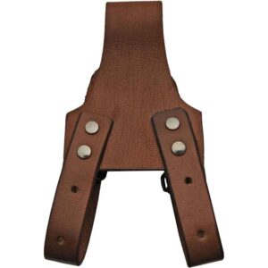 Brown Adjustable Double Loop Sword Frog