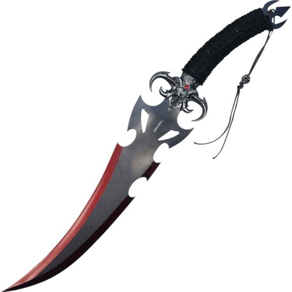 Red Edge Horned Demon Scimitar