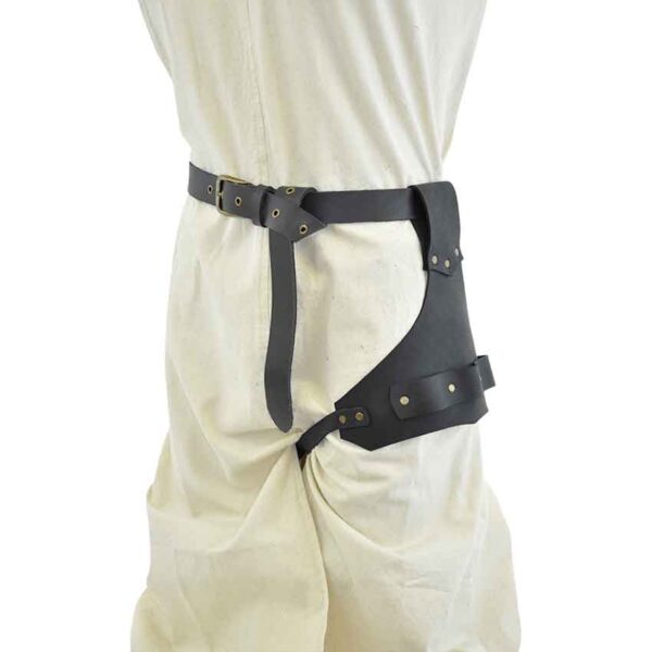 Triple Kunai Leather Scabbard