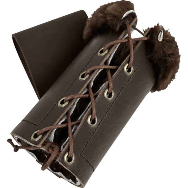 Fur Lined Leather Frog