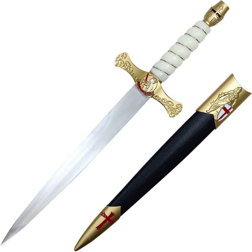 Golden Knight Helmet Dagger