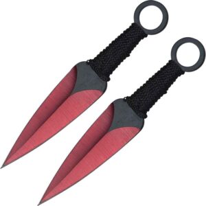 3 Piece Red Edge Urban Ninja Sword Set