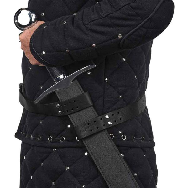 Black Three-Way Sword Belt