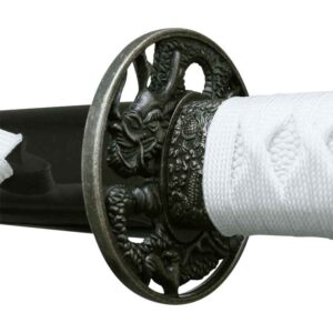 White Hilt Dragon Samurai Katana