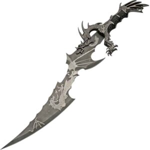 Silver Blade Dragon Dagger